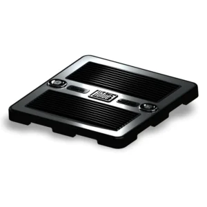 DRENO DE FUNDO PLATINUM TUBO 50MM SUPORTE INOX 316 ABS PRETO