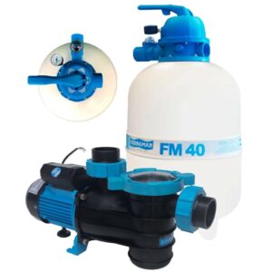 KIT CONJUNTO FILTRANTE FM-40 E MOTOBOMBA BMCP 1/2 SODRAMAR