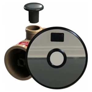 HIDROMASSAGEM PLATINUM TUBO 50MM INOX 316 ABS PRETO
